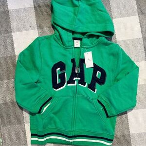 NEW GAP Hoodie Jacket for boys girls kids children, size 5, green